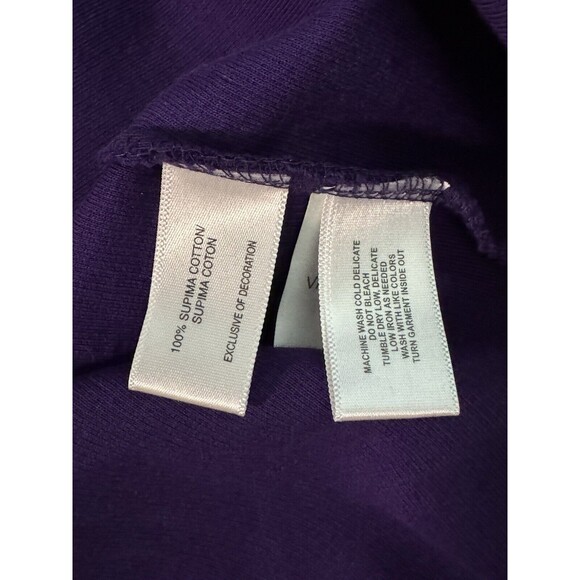 Cutter & Buck Men's Fulltime Pima Snap Placket Overknit Minnesota Vikings Size L - Picture 7 of 8